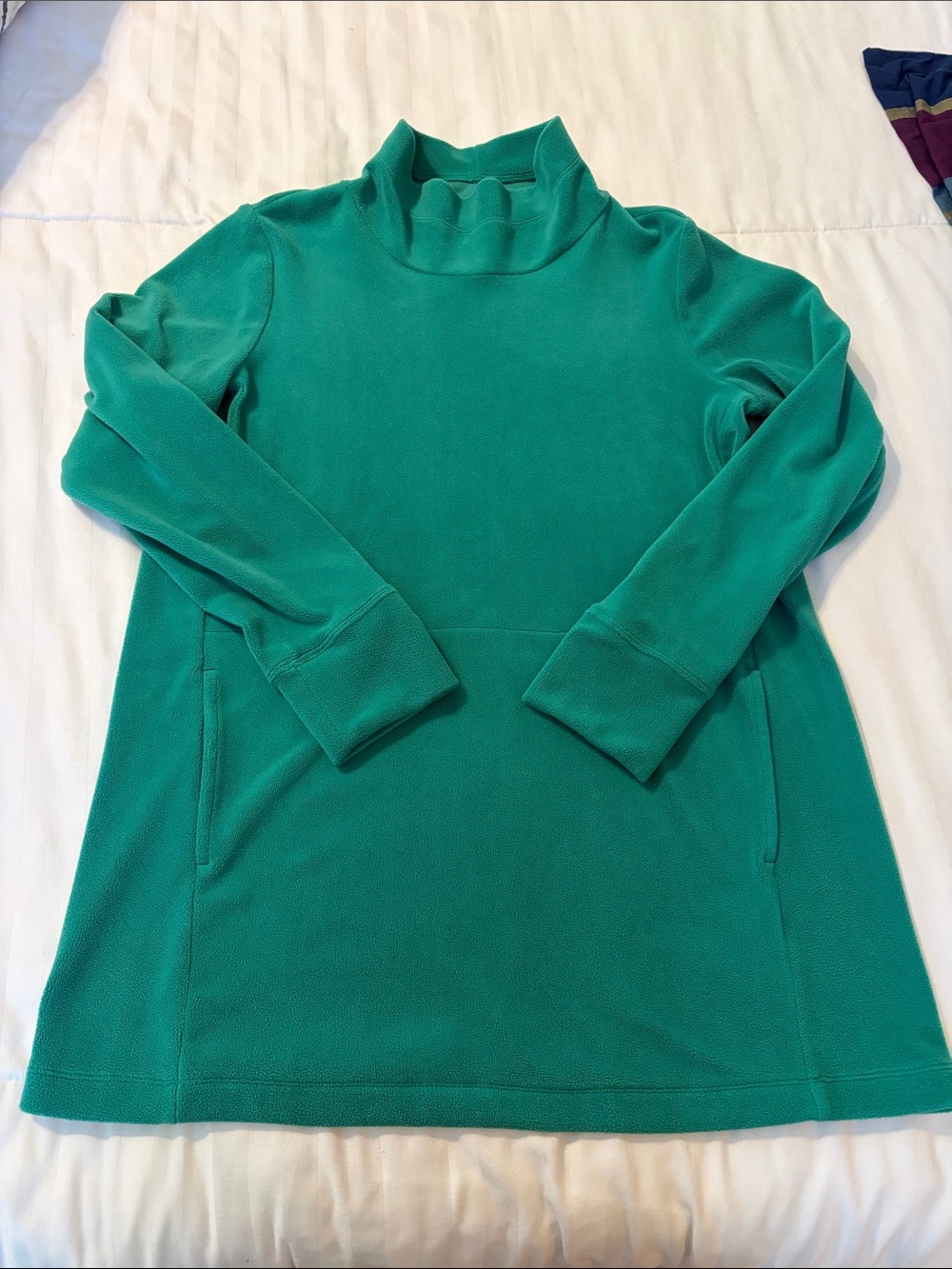 J. Jill green Mock neck Long-Sleeve pullover